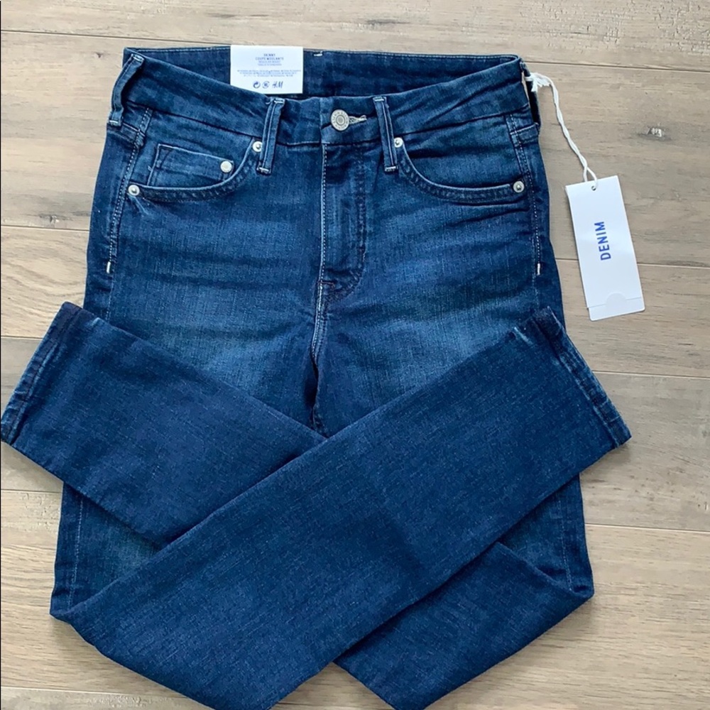 H&M Skinny DK Blue Wash Jeans